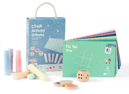 Set de jeux à la craie