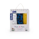 Set de 3 langes imprimés - Puce & Pilou