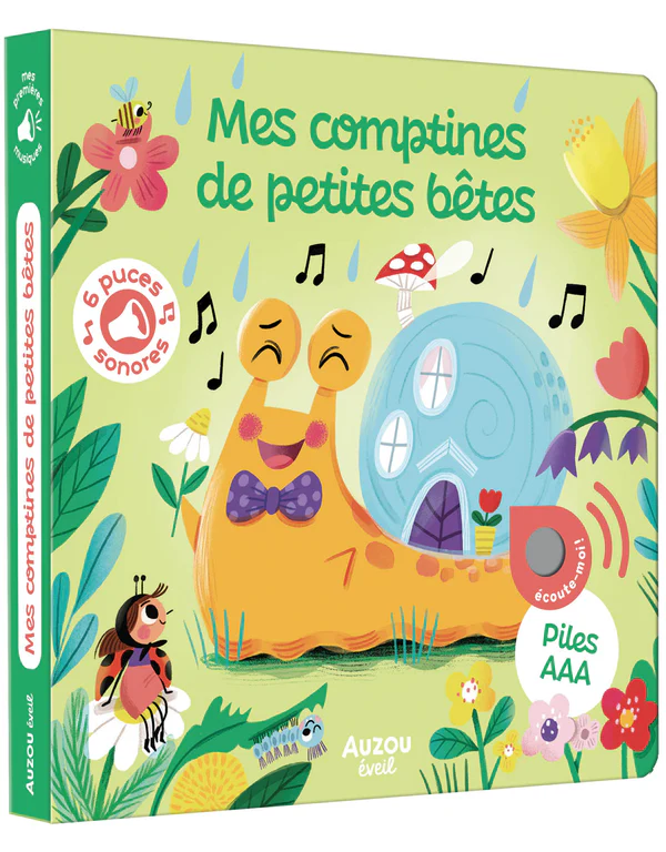Livre sonore "Mes comptines de petites bêtes"