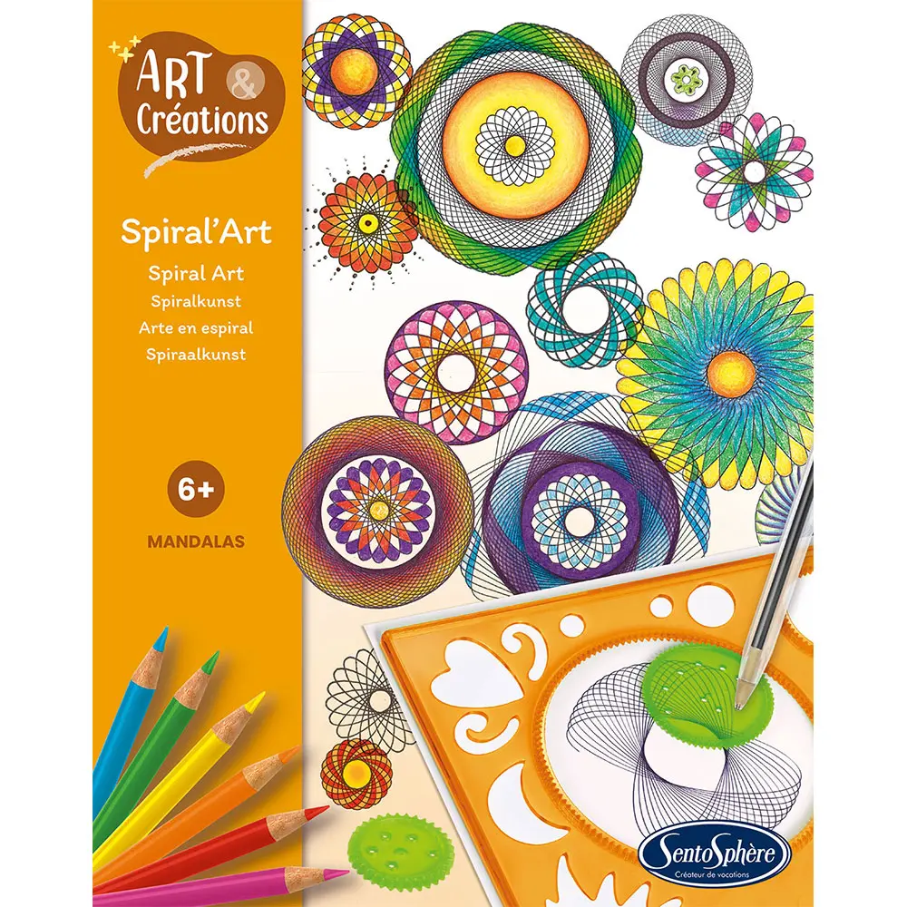 Coffret mandalas "Spiral'Art"