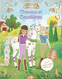 [AUZAC250009-1] Mes autocollants créatifs "Chevaux et cavalières"