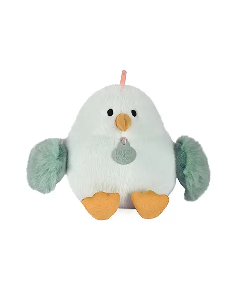 [DOUDC4701] Peluche poussin "Piou" 15 cm - amande