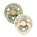 BIBS pack de 2 lolettes "Colour Bibs X Liberty" tétine latex ronde - taille 1