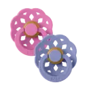 BIBS pack de 2 lolettes "Boheme" tétine latex ronde - taille 2