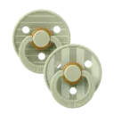 BIBS pack de 2 lolettes "Colour studio collection" tétine latex ronde - taille 2