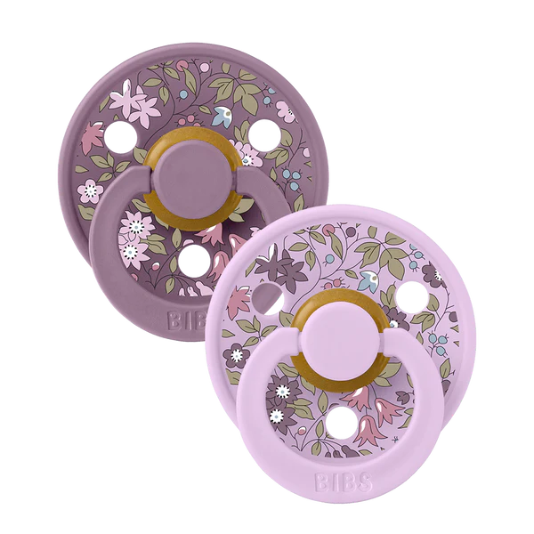 BIBS pack de 2 lolettes "Colour Bibs X Liberty" tétine latex ronde - taille 2