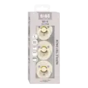 BIBS pack de 3 lolettes "Try-It Collection" tétines différentes latex - taille 1