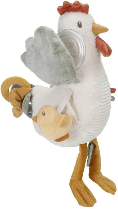 Peluche d'activité poule "Little Farm"
