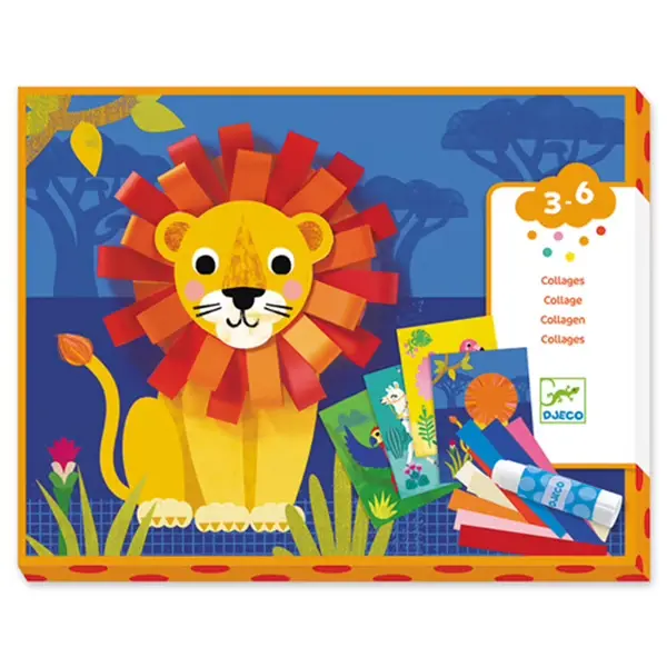 Collages "avec des bouclettes"