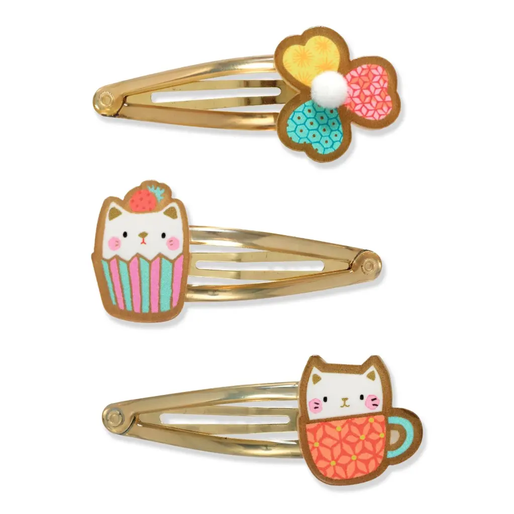 Lot de 3 barrettes "Yoko"