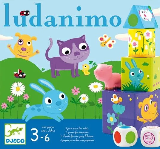 3 jeux pour les petits "Ludanimo"
