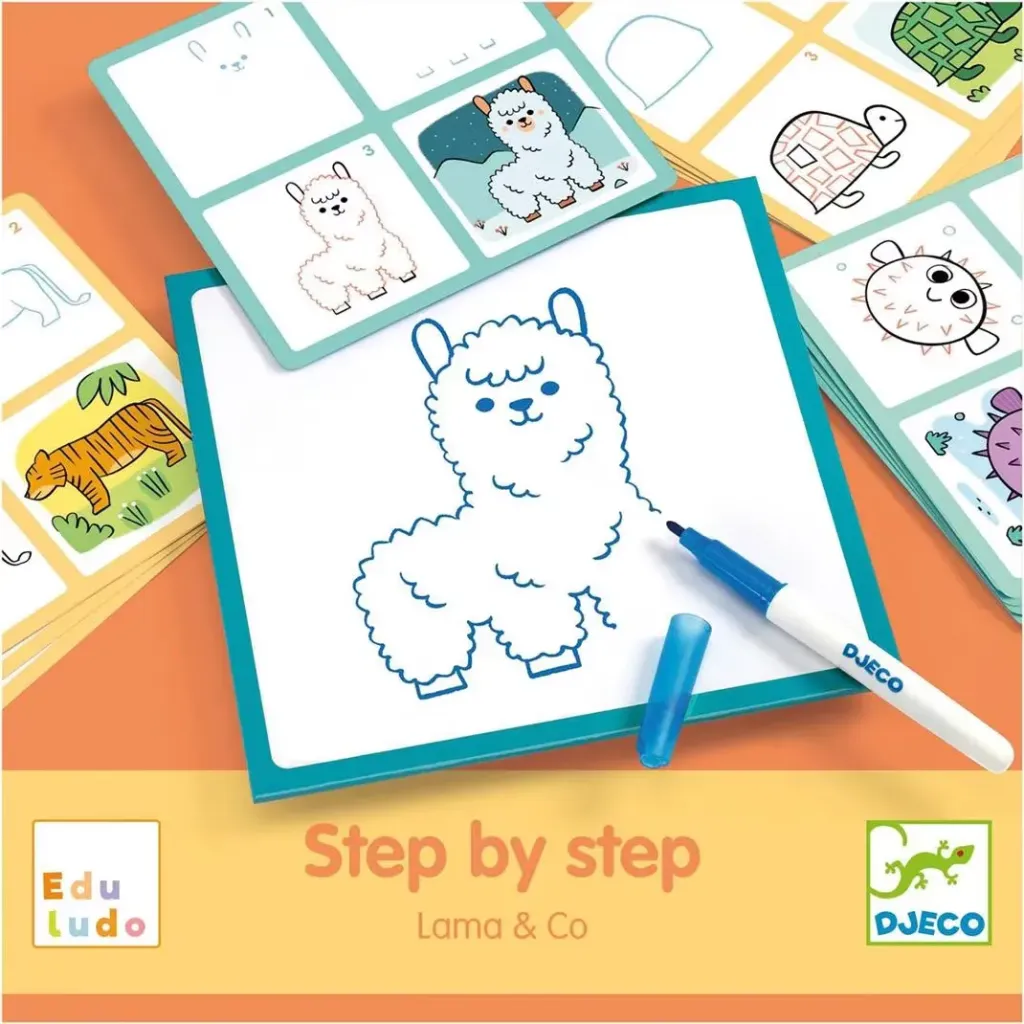 Jeu Eduludo "Step by step - Lama & Co"