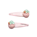 Lot de 2 barrettes "Fraises"