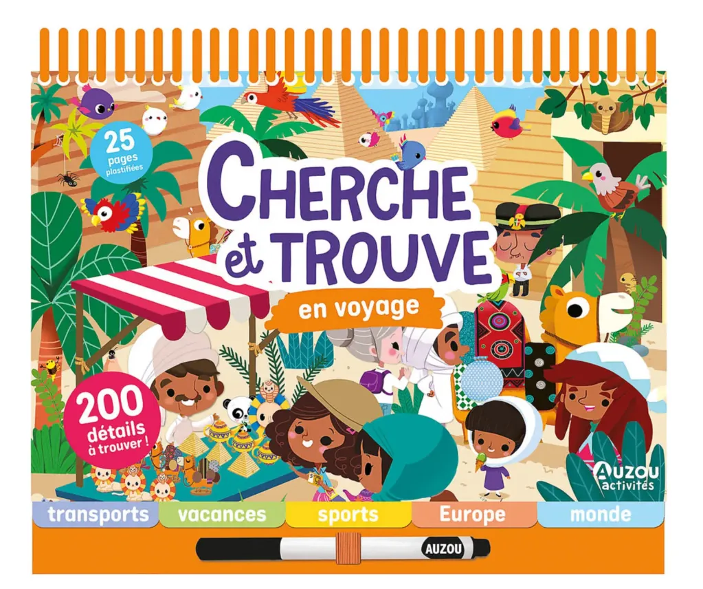 Cherche et trouve "en voyage"