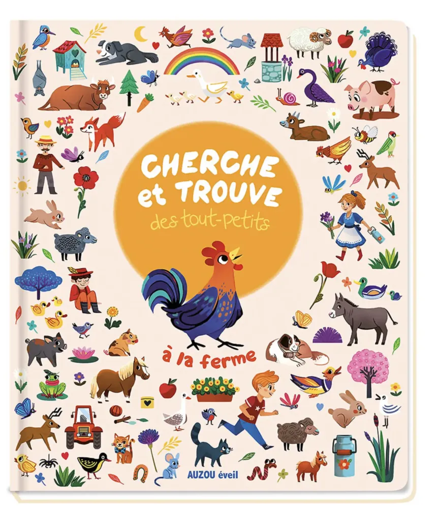 [AUZAC170030-11] Cherche et trouve des tout-petits "A la ferme"
