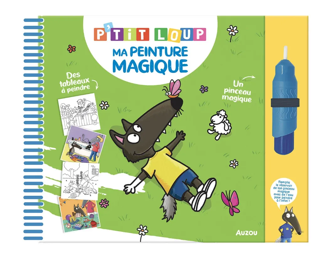 [AUZLI250060-1] P'tit Loup - Ma peinture magique