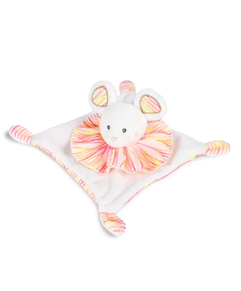 [DOUDC4675] Doudou plat souris "Les Chouchoux"