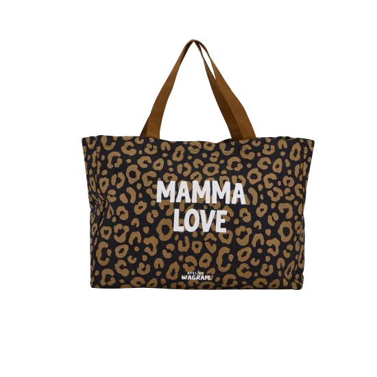 Sac cabas en toile de coton "Mamma love"