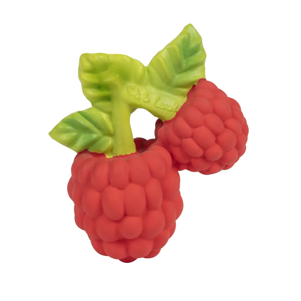 Jouet de dentition "Valery la framboise"