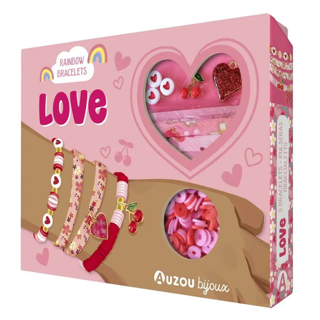 Coffret "Rainbow bracelets" - LOVE