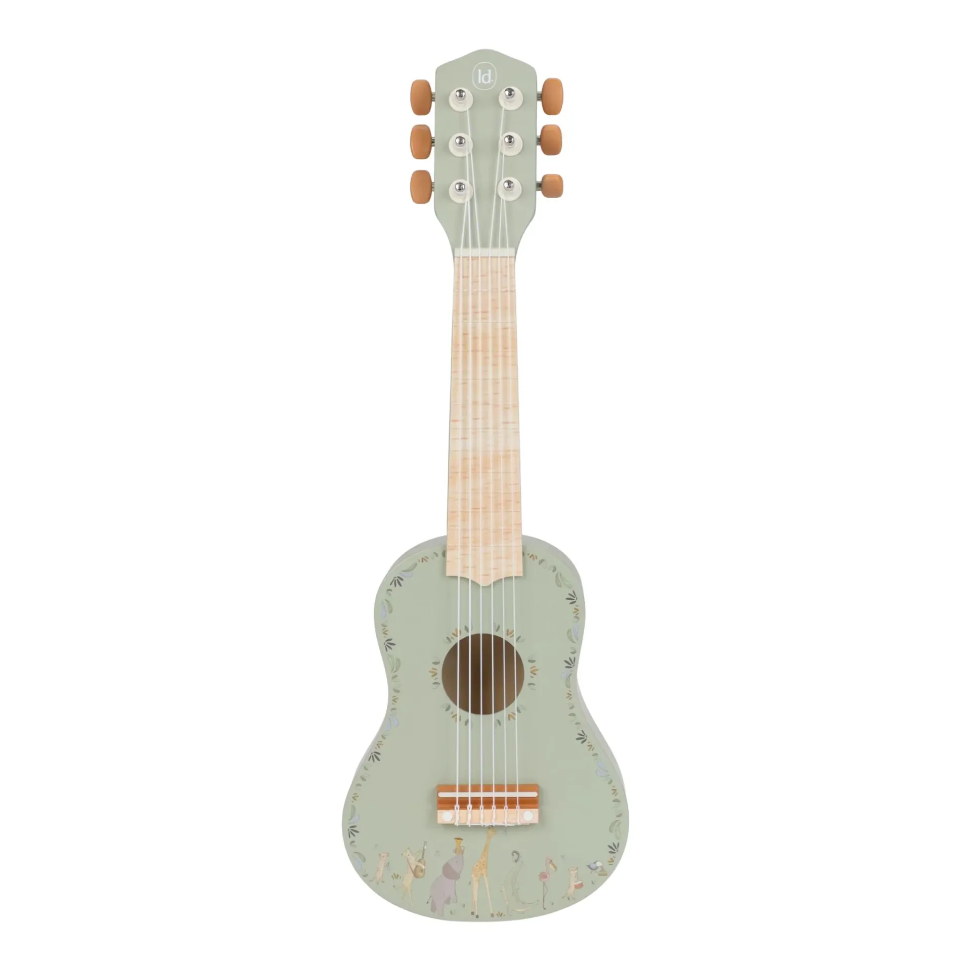 Guitare en bois "Safari friends"
