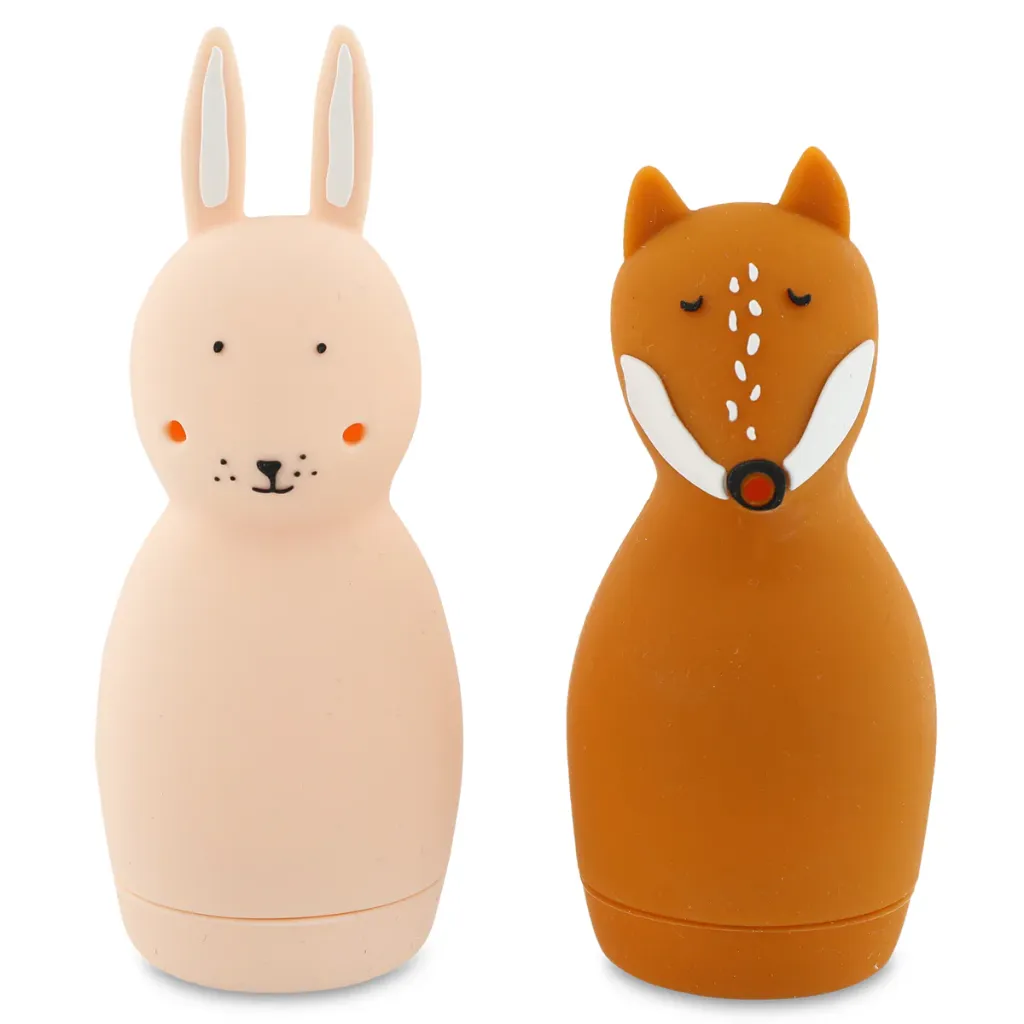 Jouets de bain aspergeurs "Lapin et Renard"