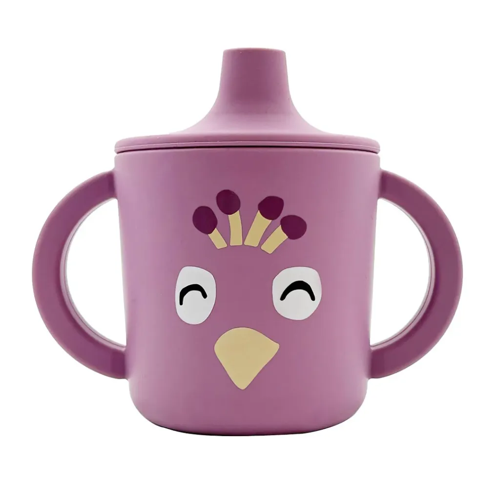 Tasse d'apprentissage "Paon"