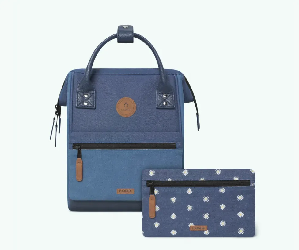 Sac à dos Cabaia avec deux pochettes interchangeables "San Giljan" taille S