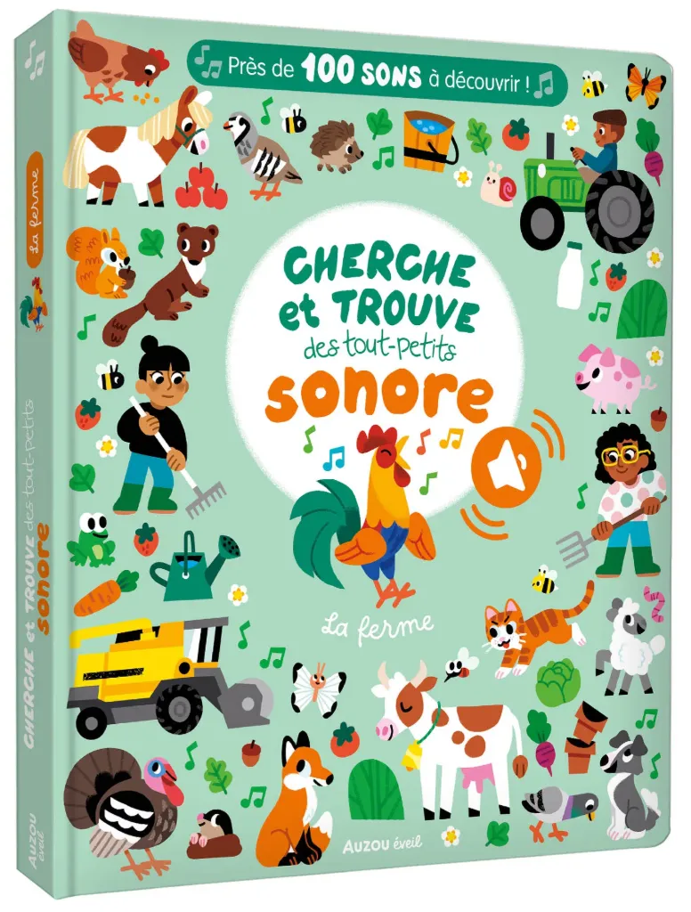 Cherche et trouve des tout-petits sonore "La ferme"