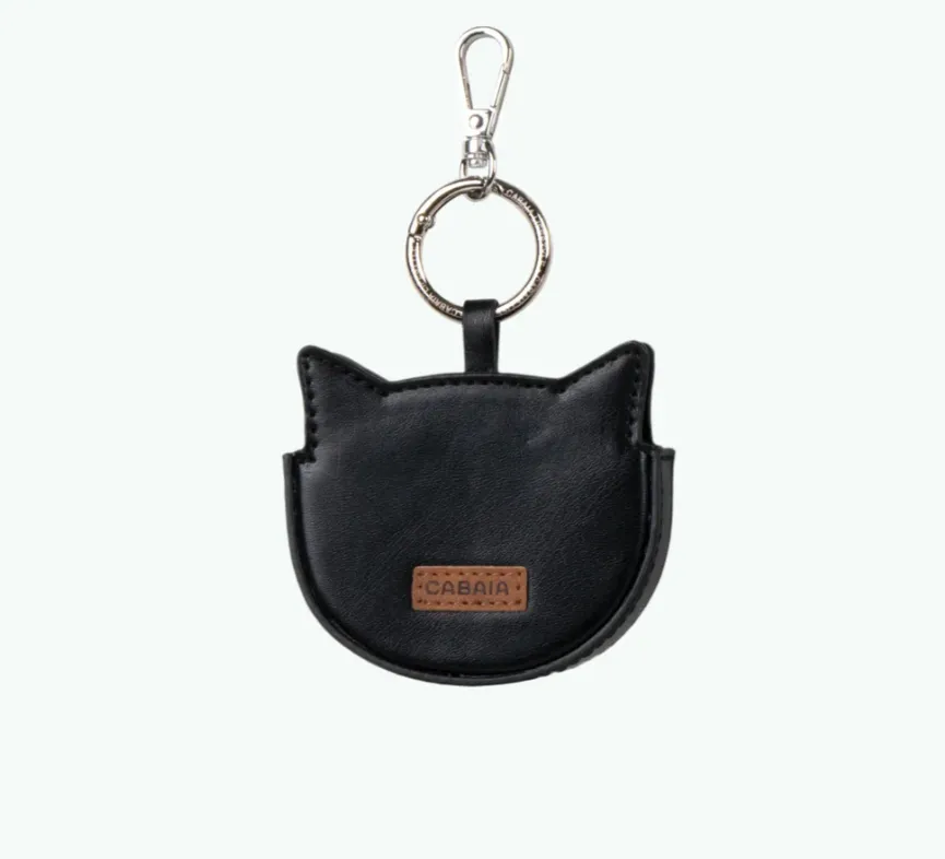 Porte-clé charms Cabaïa porte-monnaie "Cute Cat Black"