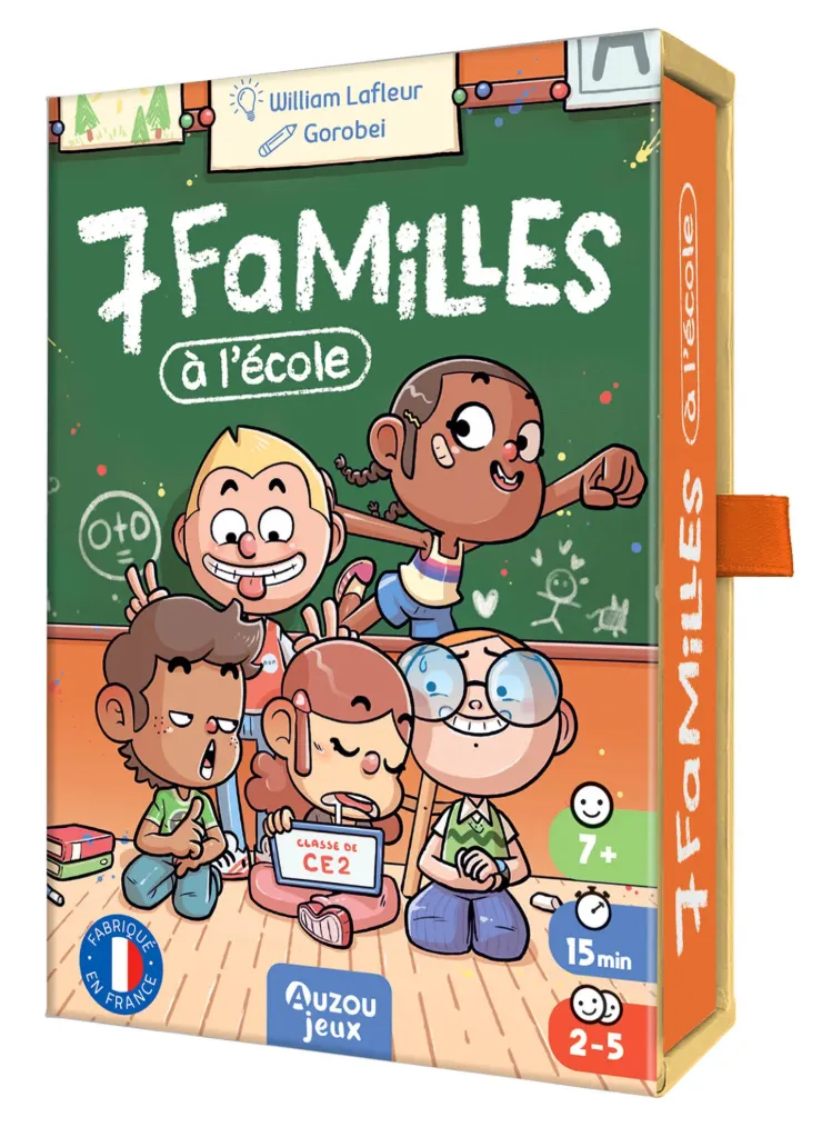 Jeu de 7 familles "à l'école"