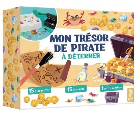 Coffret "Mon trésor de pirate à déterrer"