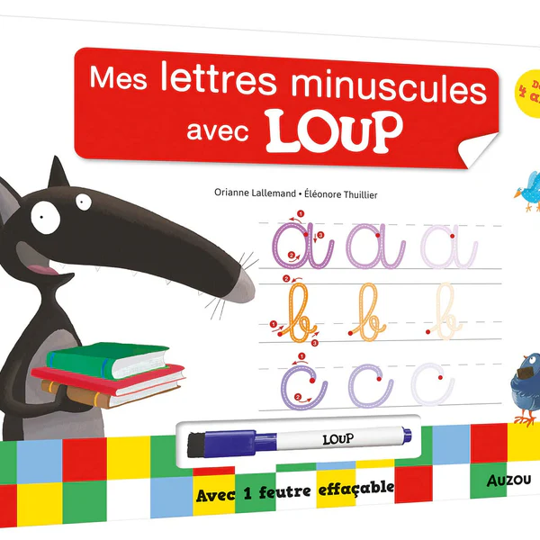 Mes lettres minuscules avec Loup