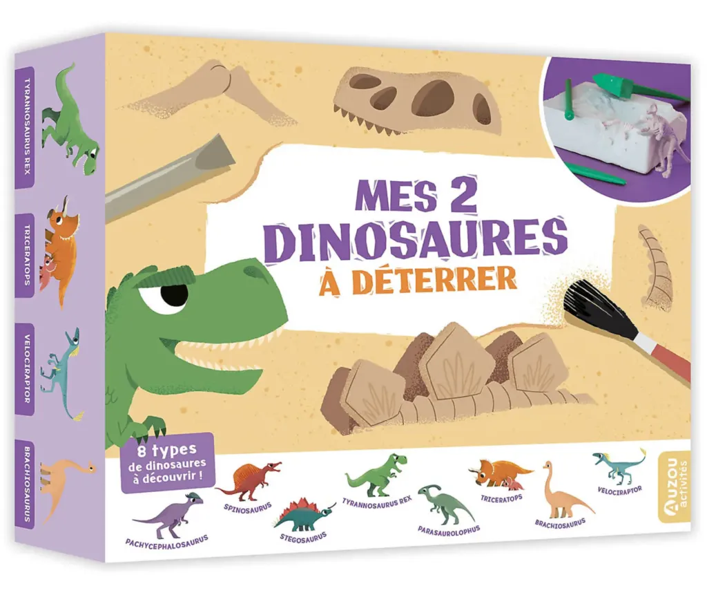 Coffret "Mes 2 dinosaures à déterrer"