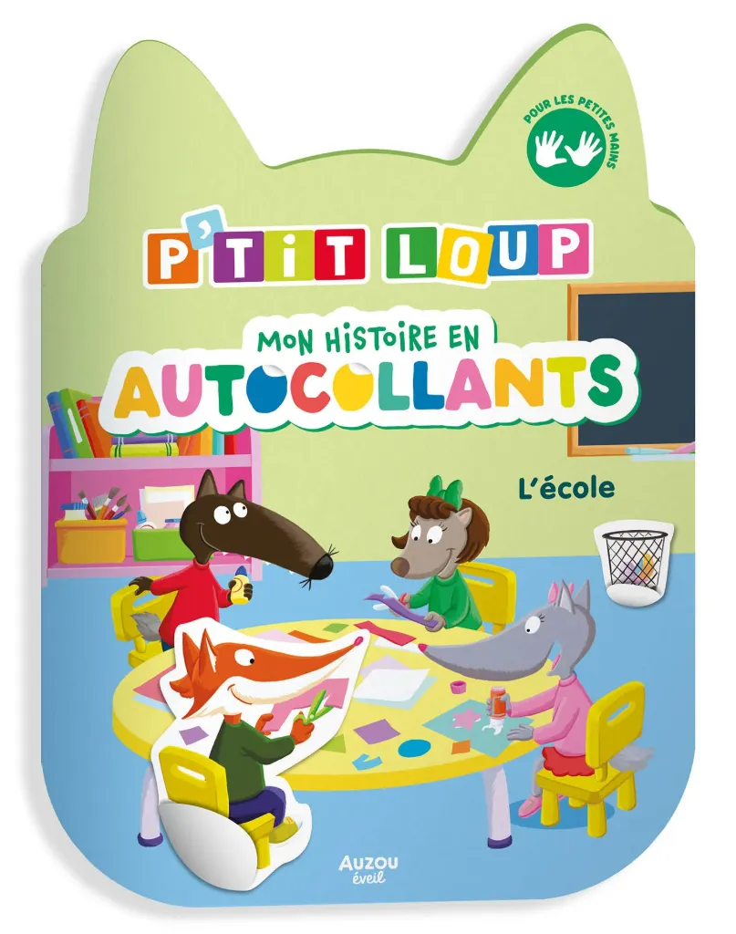 Mon histoire en autocollants "L'école"