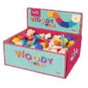 Ver de terre en bois "Woody the worm"