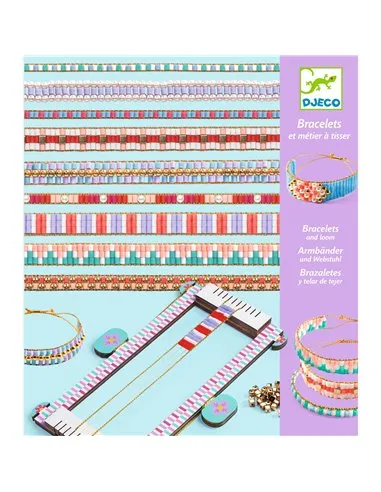 Bracelets et métier à tisser "Majuscules"