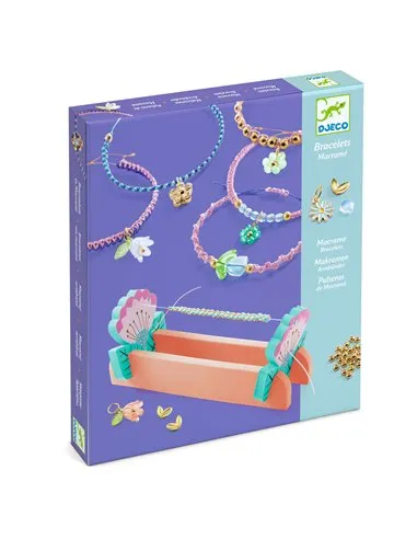 [DJ00036] Bracelets macramé "Bleus"