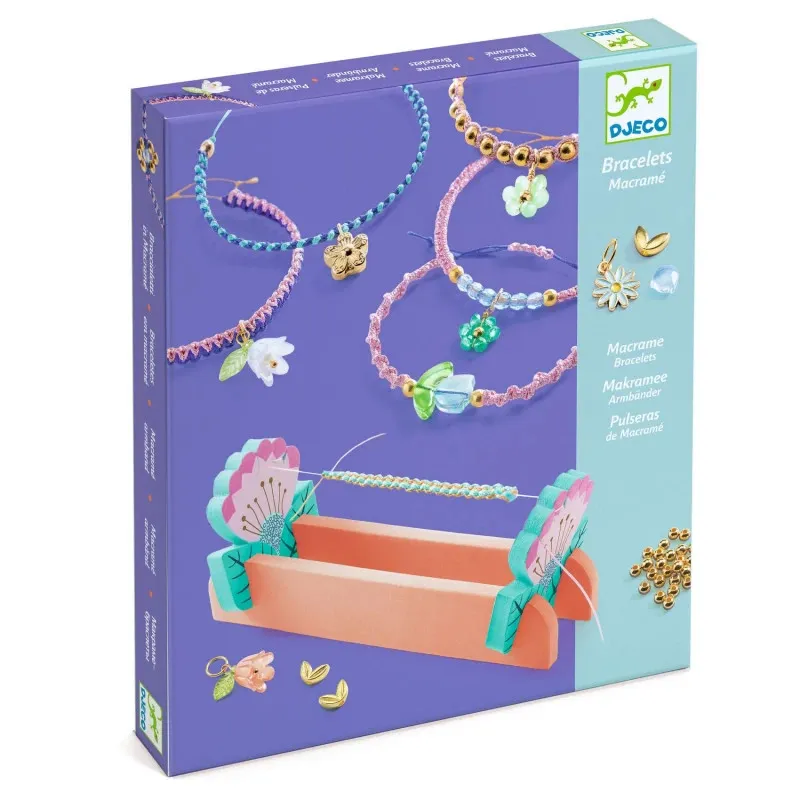 Bracelets macramé "Bleus"