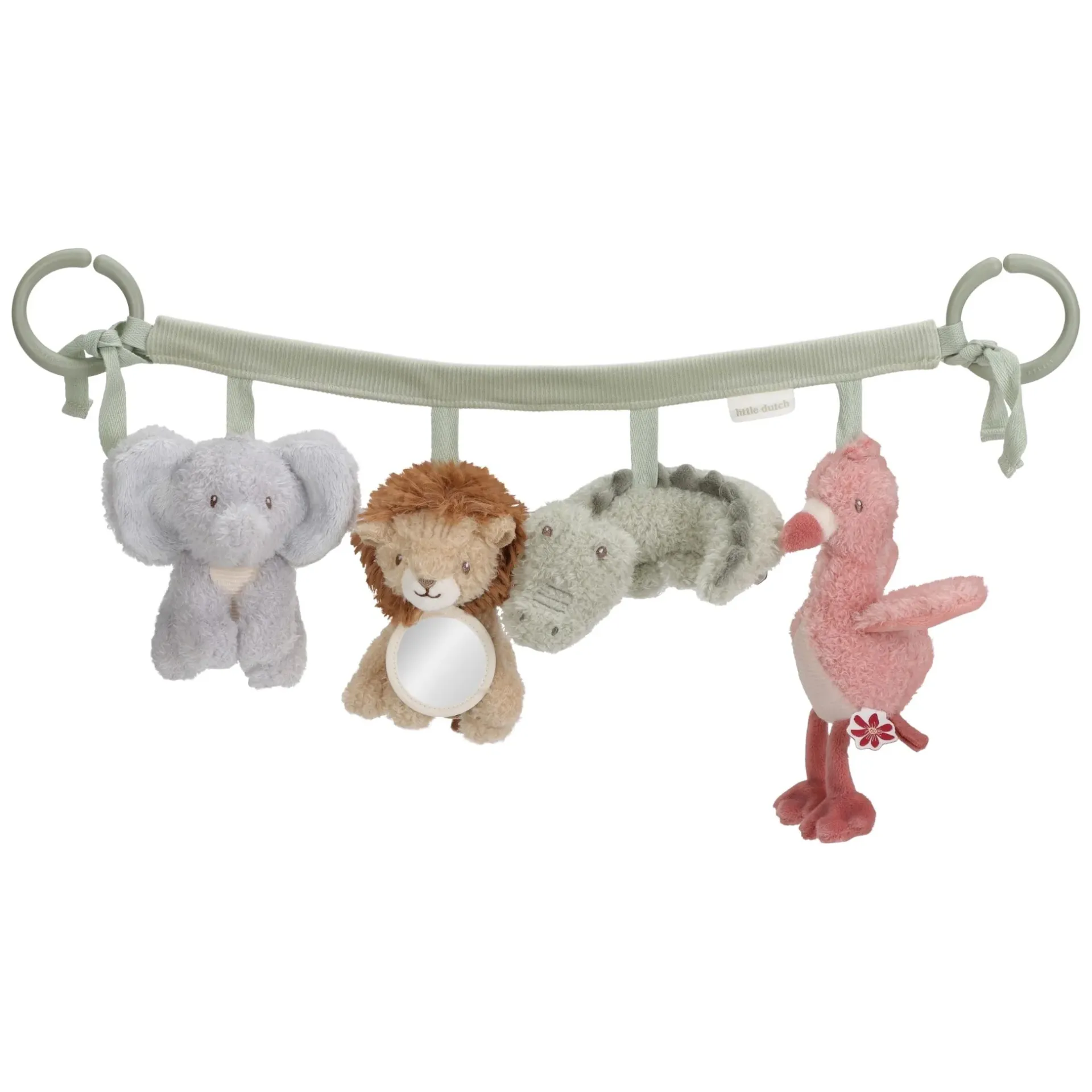 Chaîne d'activités pour poussette "Safari Friends"