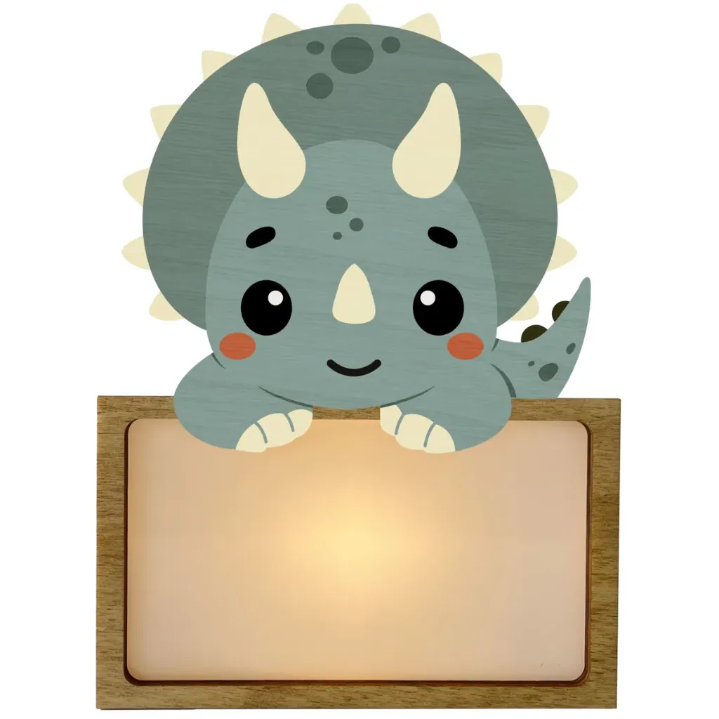 Lampe personnalisable "Triceratops"