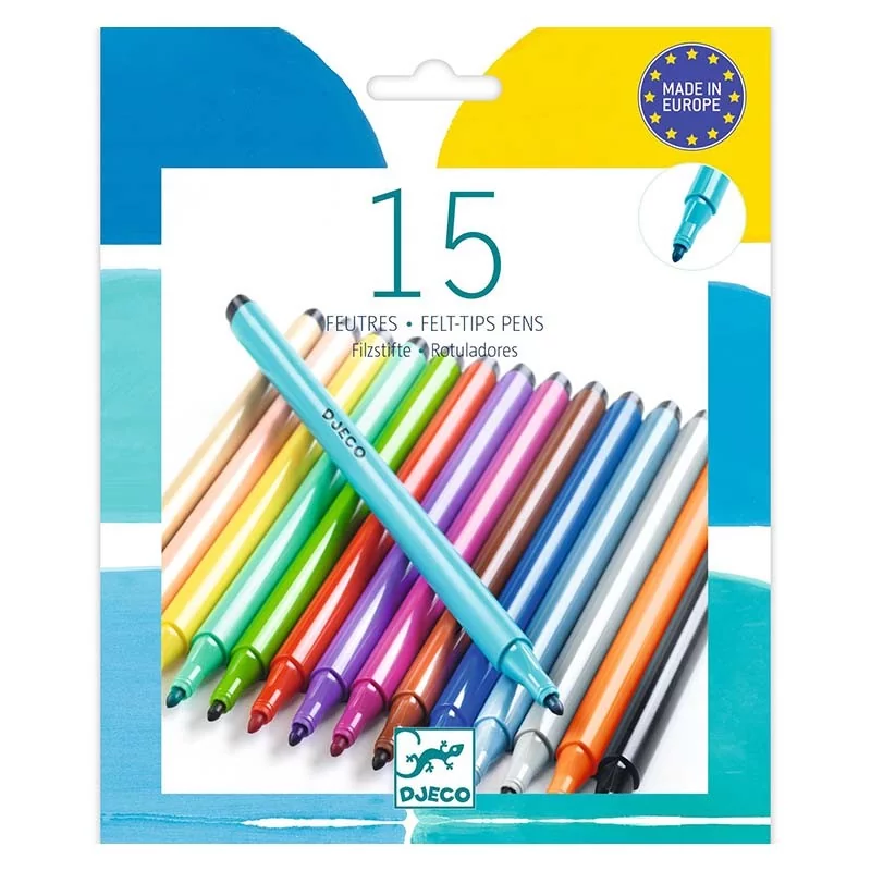 Paquet de 15 feutres