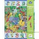 Puzzle géant "1 à 10 Jungle" - 54 pces