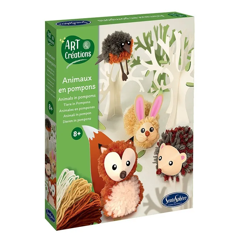 Animaux en pompons