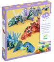 Enfilage fil chenille "Terribles dinos"