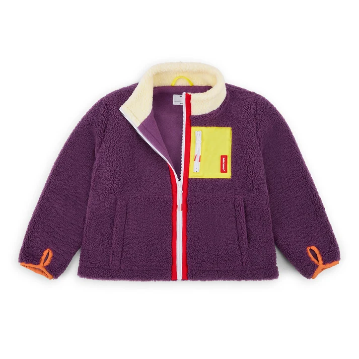 Veste polaire "Prune"