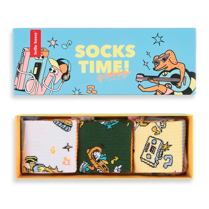 Pack de 3 chaussettes "Music"