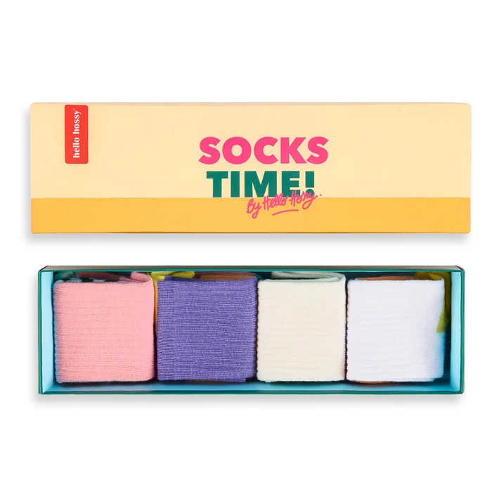 Pack de 4 chaussettes "Color Block"