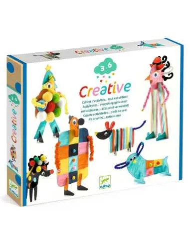[DJ00956] Coffret d'activités "Grands bonhommes et petits toutous"