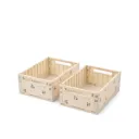 Boîtes de rangement "Peach" (lot de 2)